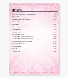 icse class 10 geography book contents