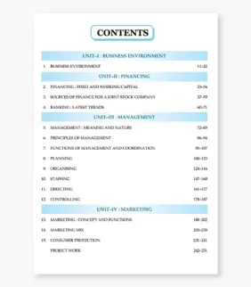Concept of Commerce Textbook ISC Class 12
