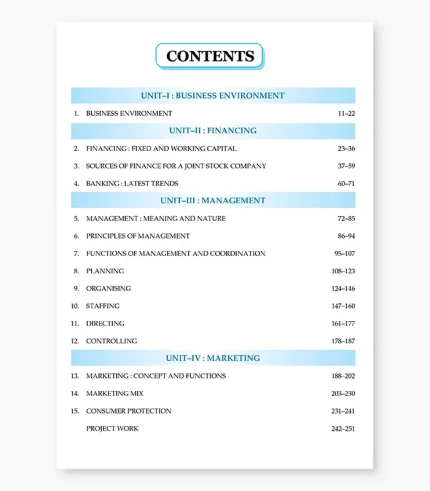 Concept of Commerce Textbook ISC Class 12