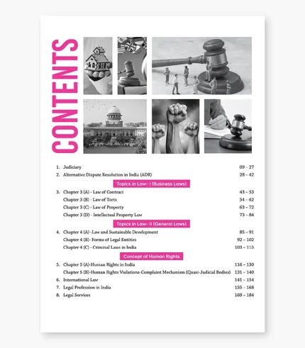 cbse legal studies textbook class 12 contents