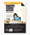 10 years solved papers icse class 10