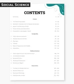 class 9 social science question bank contents