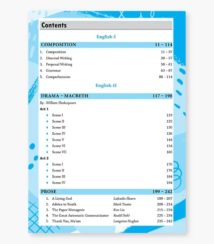 isc class 11 complete course english textbook