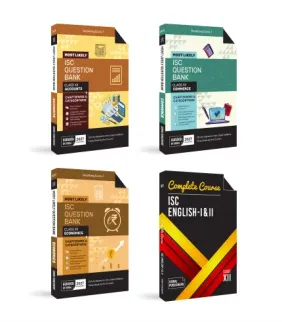 ISC Most Likely Question Bank Bundle Class 12 Set of 4 Commerce