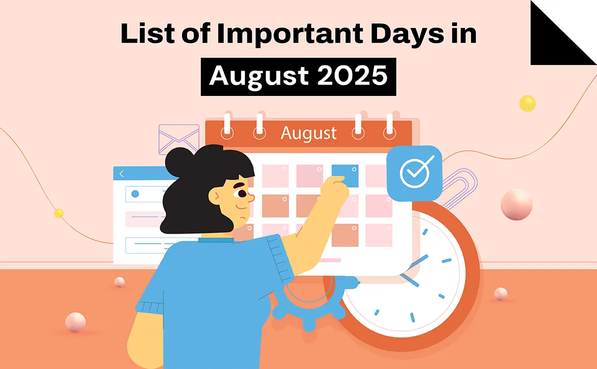 List of Important Days in August 2025