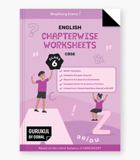 English Chapterwise Worksheets for CBSE Class 6