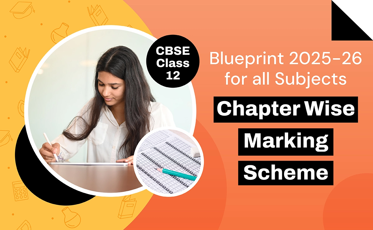 CBSE Class 12 Blueprint 2025-26 for all Subjects Chapter Wise Marking Scheme