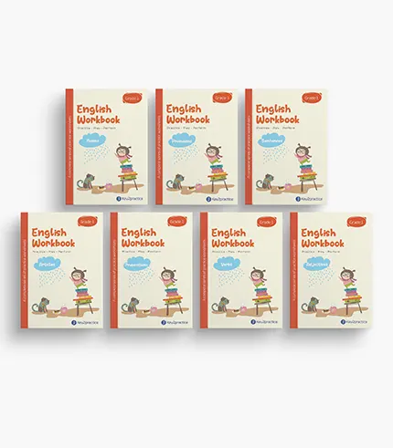 K2P Grade 1 English Workbook (Set of 7)_1 k2p class 1 english bundle workbook set of 7