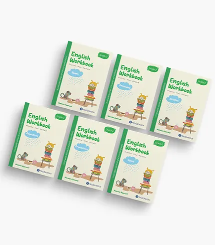 K2P Grade 2 English Workbook (Set of 7)_1 k2p class 2 english bundle workbook set of 6