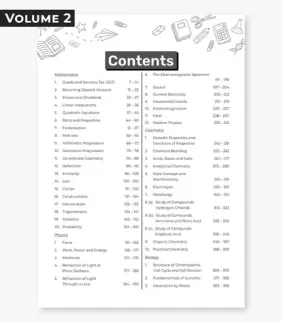 mcqs & objective series vol 2 class 10 icse contents