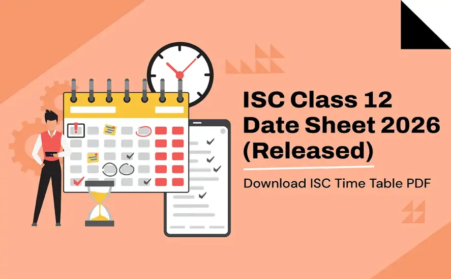 ISC Class 12 Date Sheet 2026