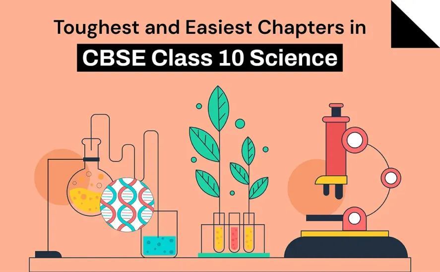 Toughest and Easiest Chapters in CBSE Class 10 Science