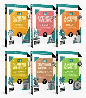 gurukul by oswal chapterwise worksheets icse class 7 bundles set of 6