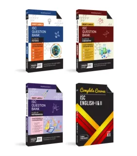 ISC Most Likely Question Bank Bundle Class 12 Set of 4 PCME