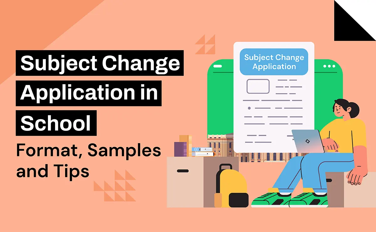 Subject Change Application