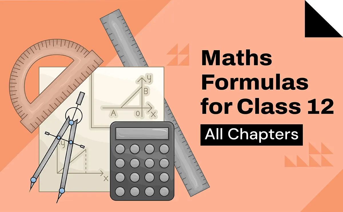 Maths Formulas for Class 12