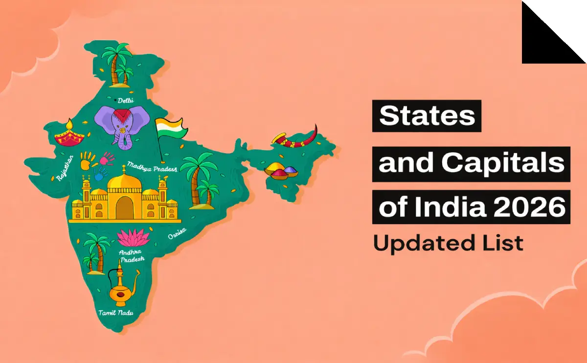 States and Capitals of India 2026