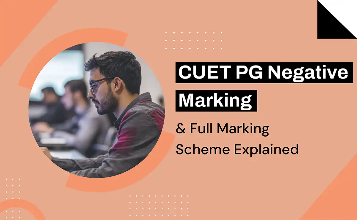 CUET PG Negative Marking & Full Marking Scheme Explained