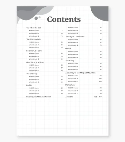 English Worksheet for Class 4