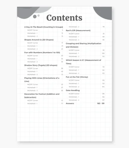 Maths Worksheet for Class 2