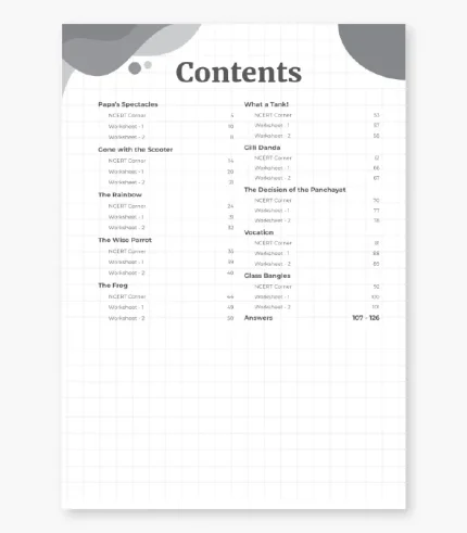English Worksheet for Class 5