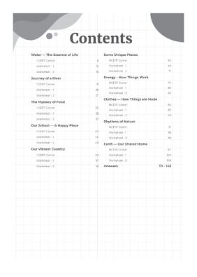 EVS Worksheet for Class 5