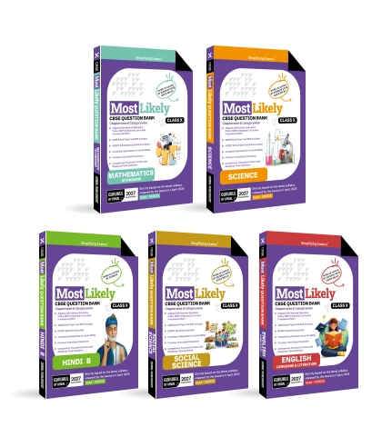CBSE Class-10 Most-Likely QuestionBank Bundle Set of 5 2027(B) CBSE Class 10 Most Likely QuestionBank Bundle Set of 5 2027B