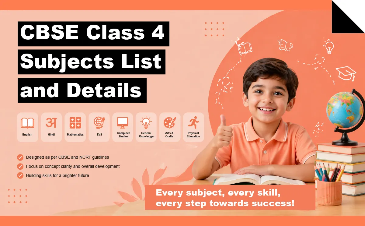 CBSE Class 4 Subjects List and Details